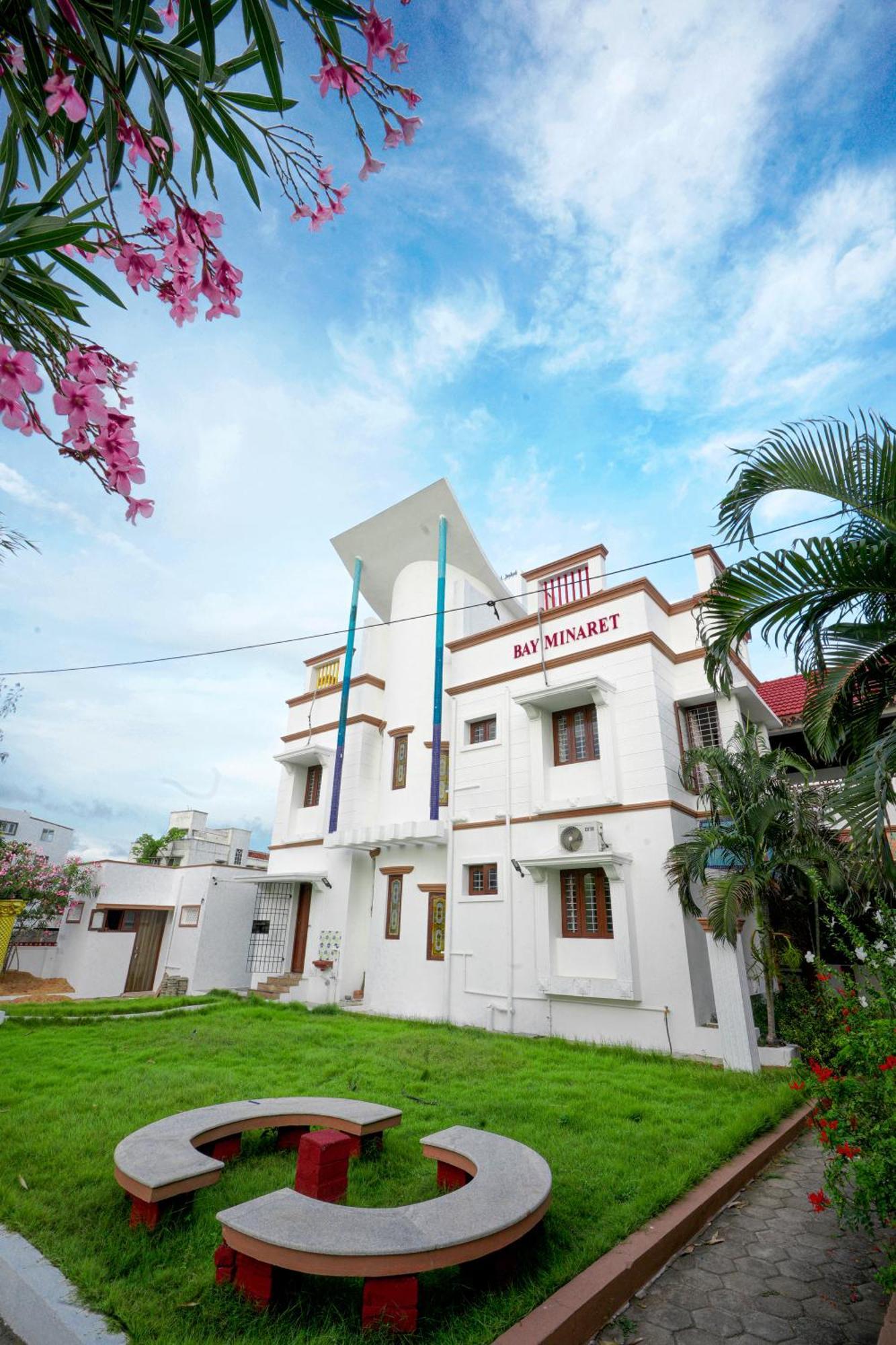 Bay Minaret Villa - Lavish 4Bhk Beach House At Ecr Uthandi Chennai Exterior photo