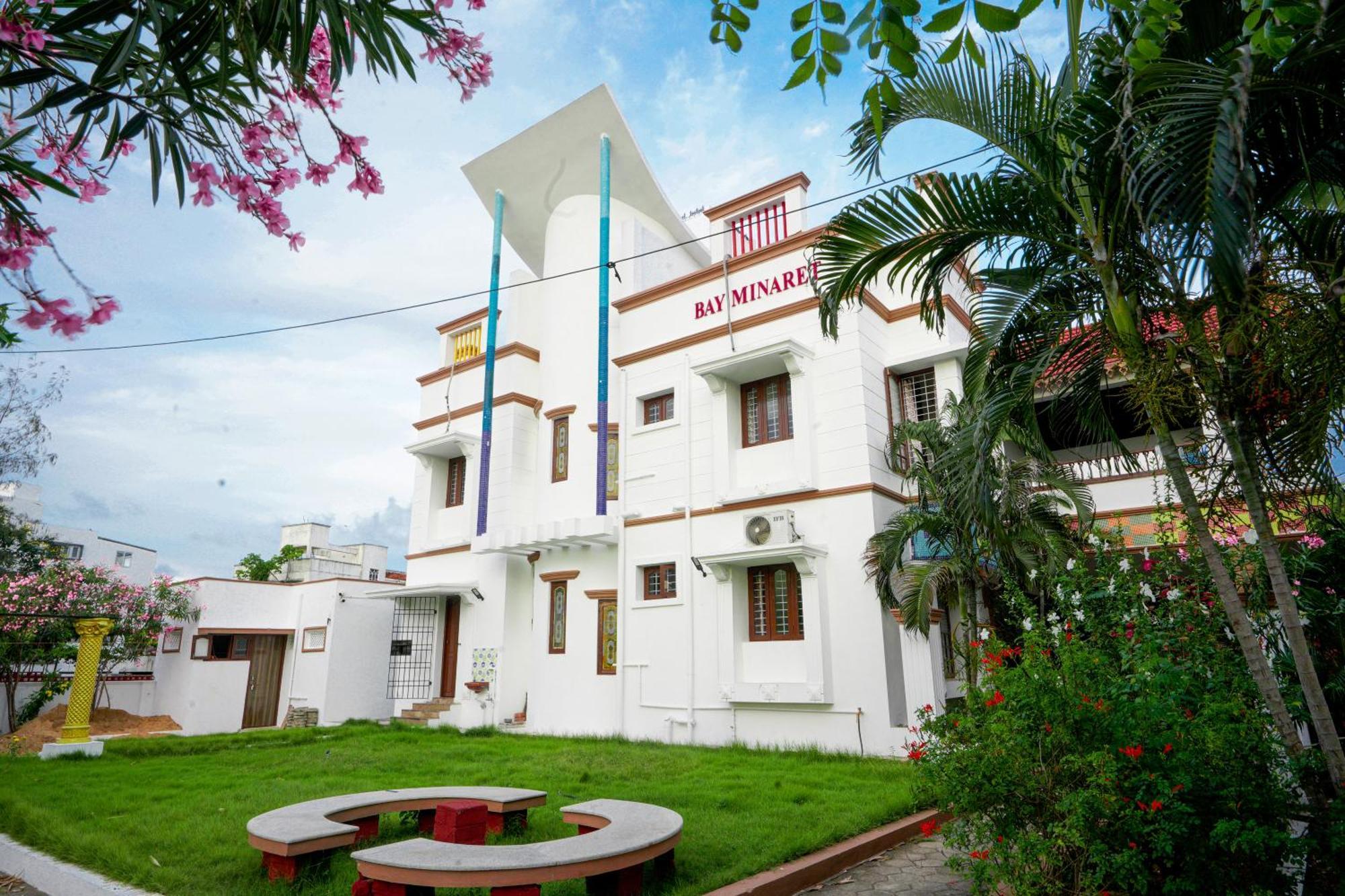 Bay Minaret Villa - Lavish 4Bhk Beach House At Ecr Uthandi Chennai Exterior photo