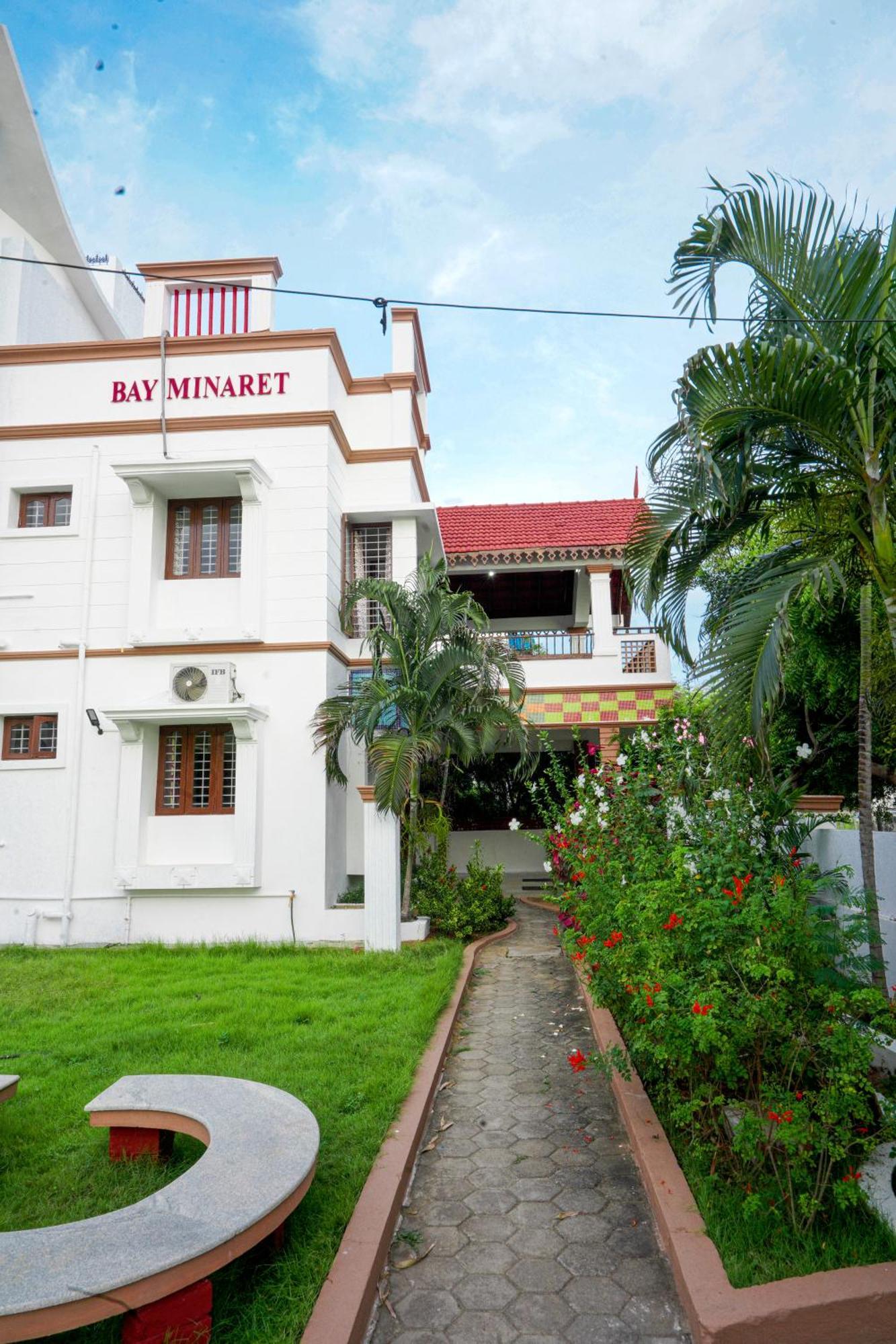 Bay Minaret Villa - Lavish 4Bhk Beach House At Ecr Uthandi Chennai Exterior photo